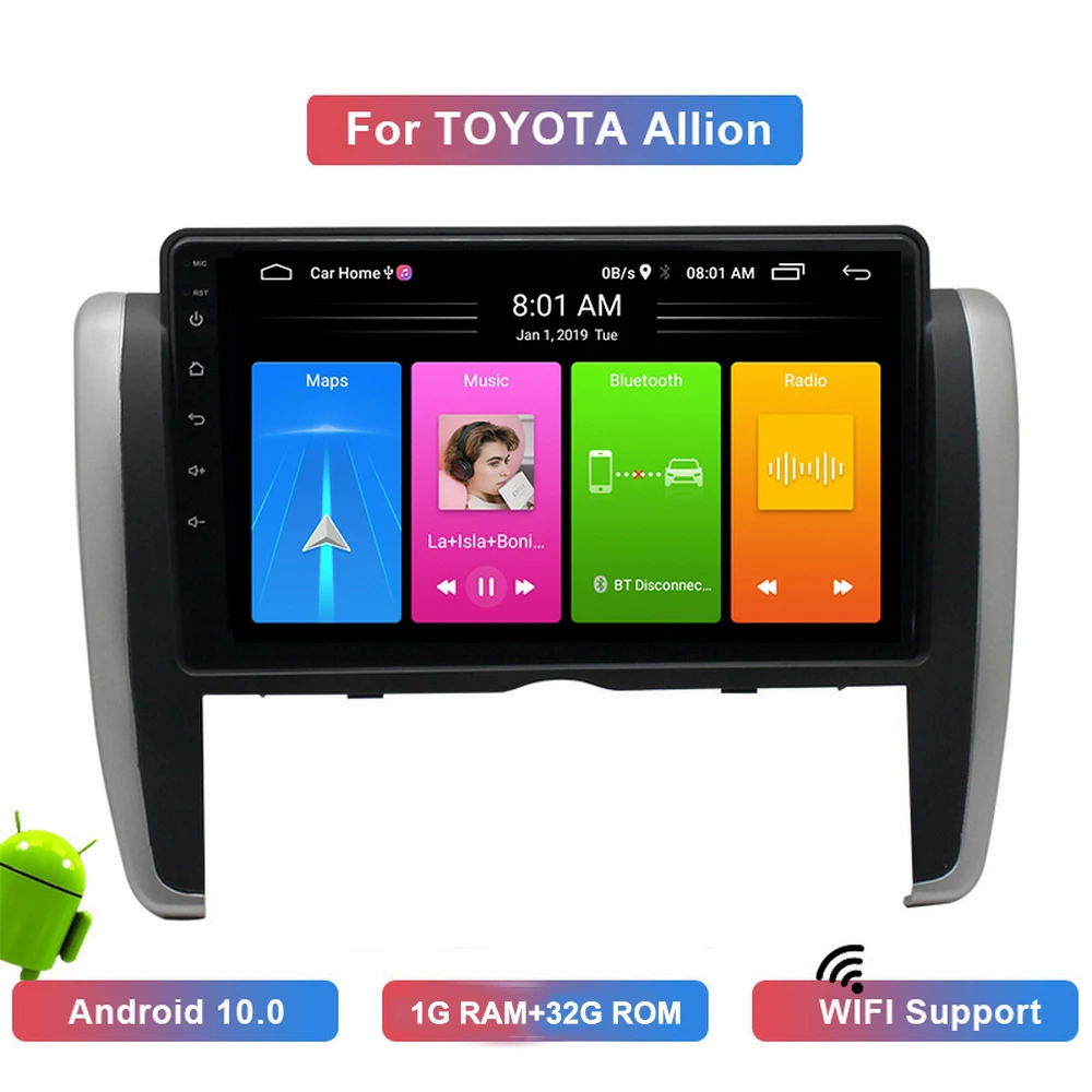 Автомобильный GPS-радиоприемник Android 2010 9 дюймов Bluetooth USB AUX поддержка Carplay DVR |