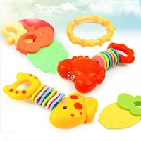 kids baby toys fruit kid teether food grade silicone soother chewable teething drop shipping