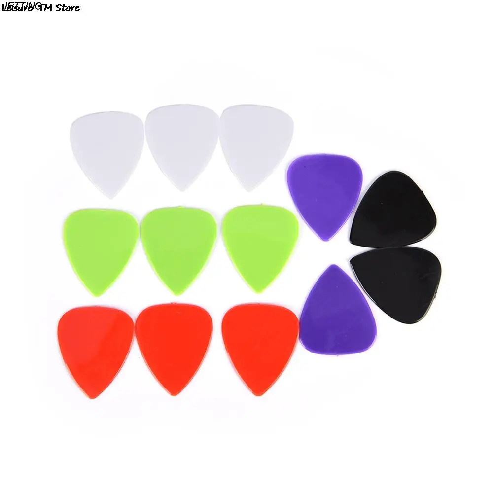 

12PCS 0.73mm Acoustic Plectrum Guitar picks Electric Bass Smooth Guitar Picks