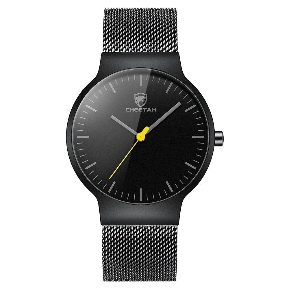 

CHEETAH Men Watch Top Brand Luxury Men's Fashion Stainless Steel Quartz Watches Casual Waterproof Wristwatch Relogio Masculino