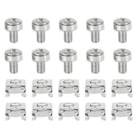 uxcell 5050 set car 6mm cage nuts and m6x16mm mounting screws bolts for license plate