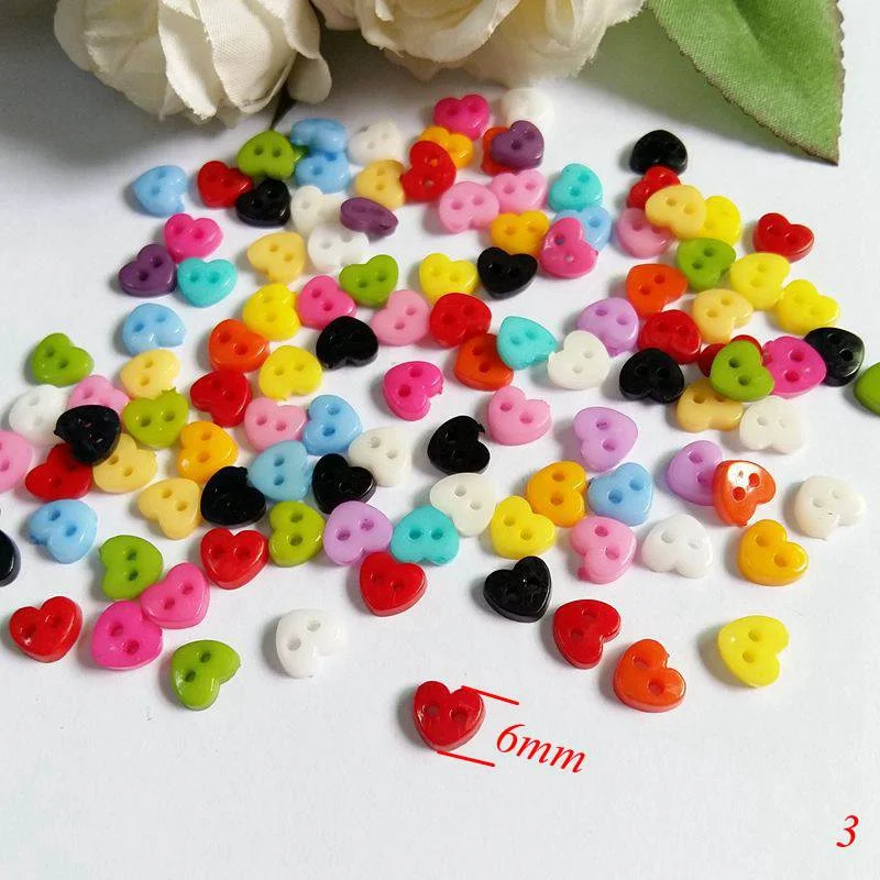 

200pcs/lot small buttons 6mm mixed color tiny buttons for craft Supplies crafting sewing Decorative buttons accessories