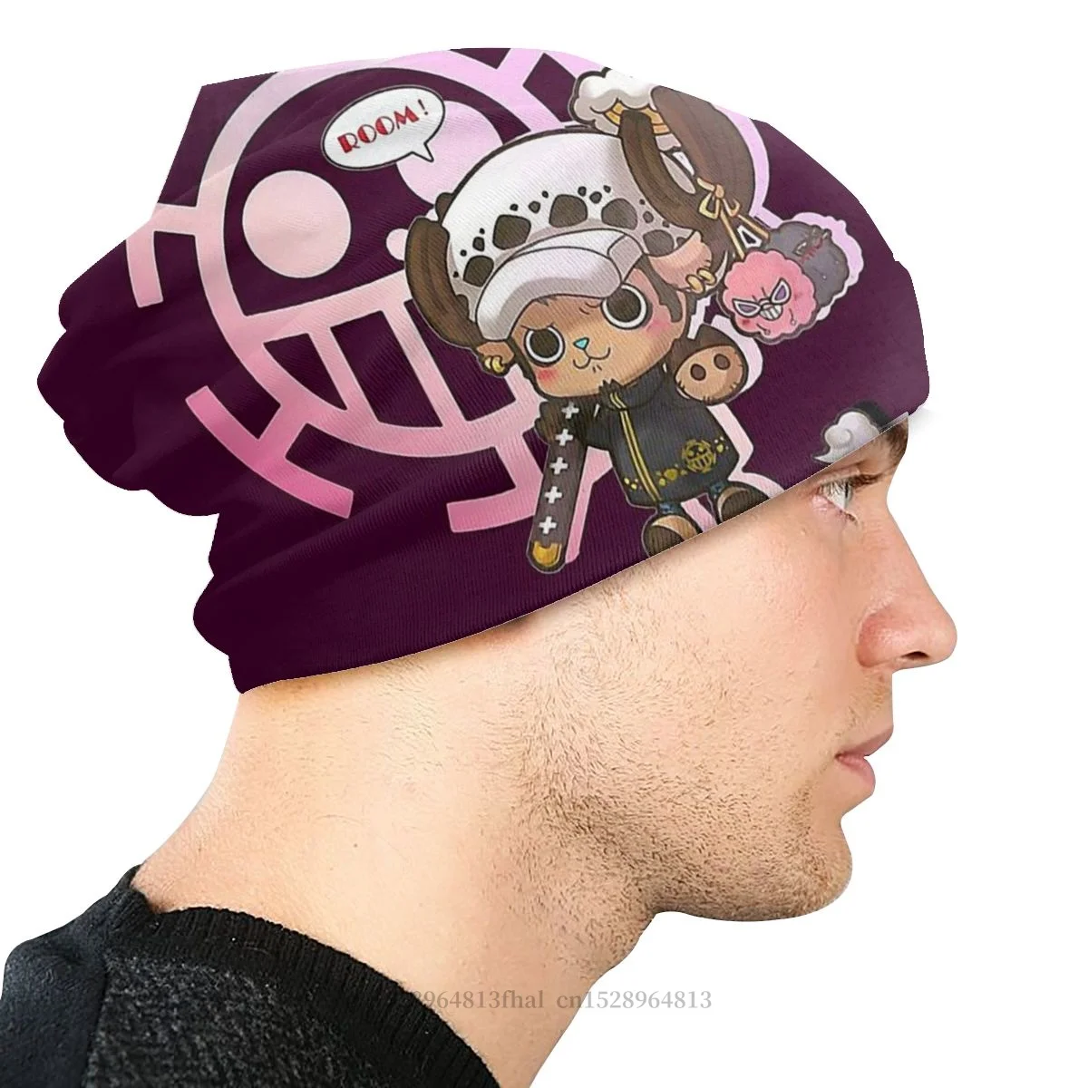 Головной убор Tony Chopper Trafalgar Law мужская вязаная шапка цельный рисунок Обезьяна D