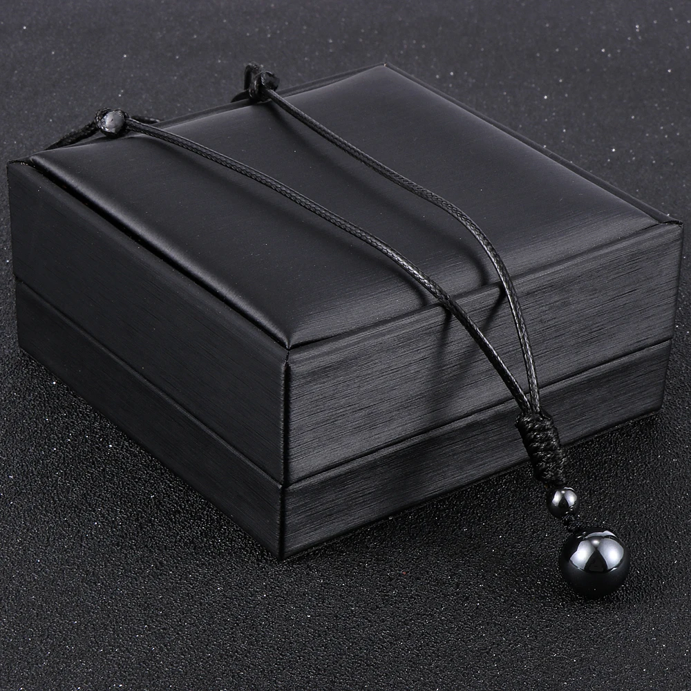 Мужские и женские очаровательные каменные бусины ожерелье с тигром кулон