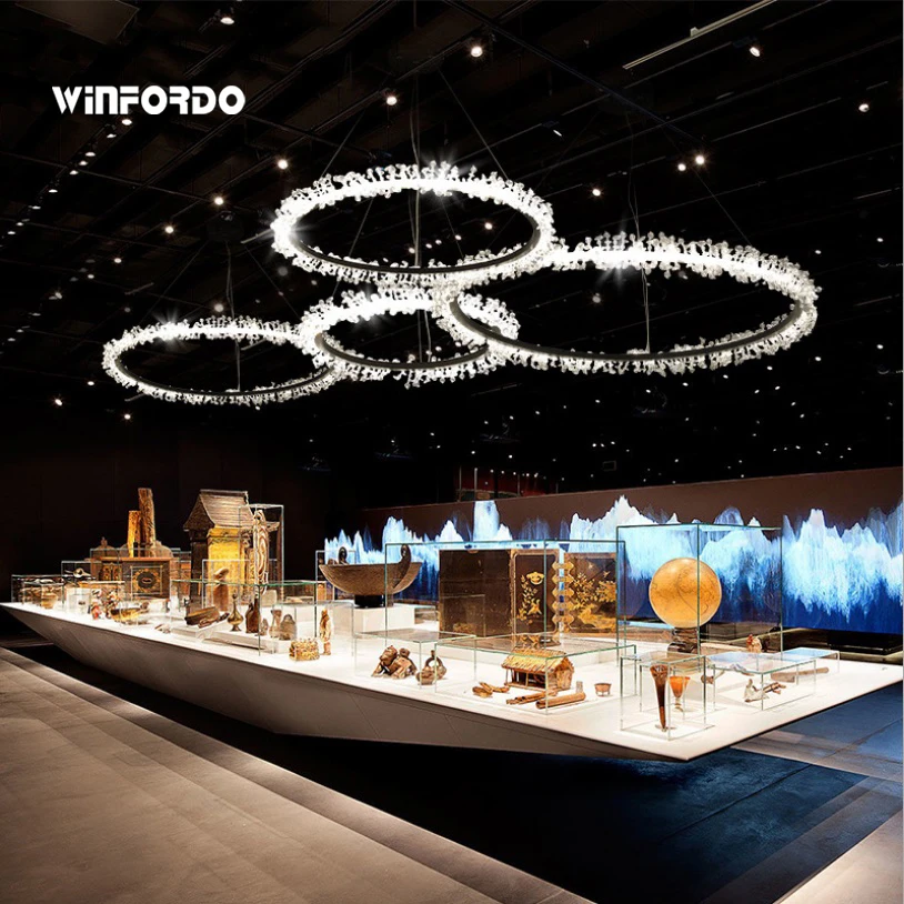 Современная хрустальная люстра освещение для гостиной светодиодные золотые