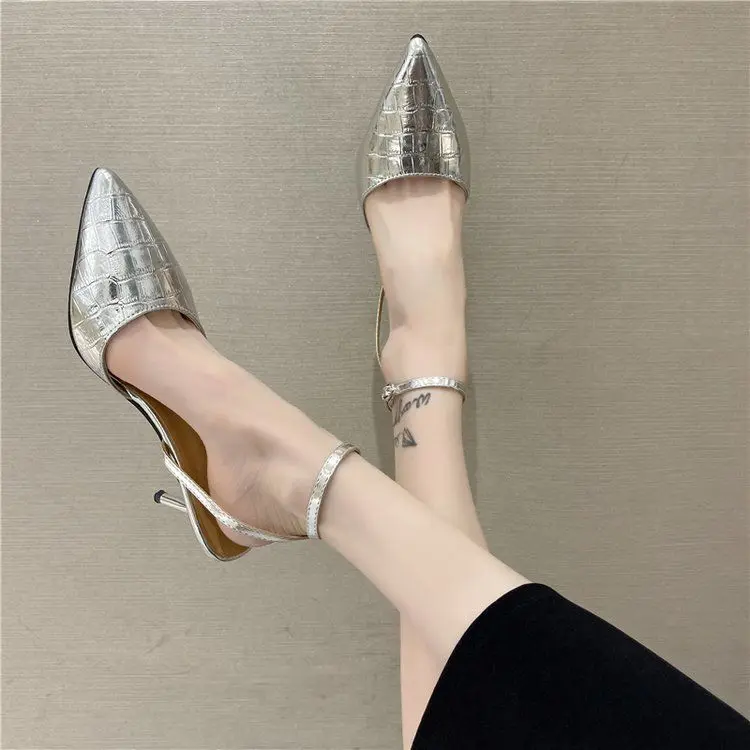 

Women's sandals summer head high heels temperament women's shoes