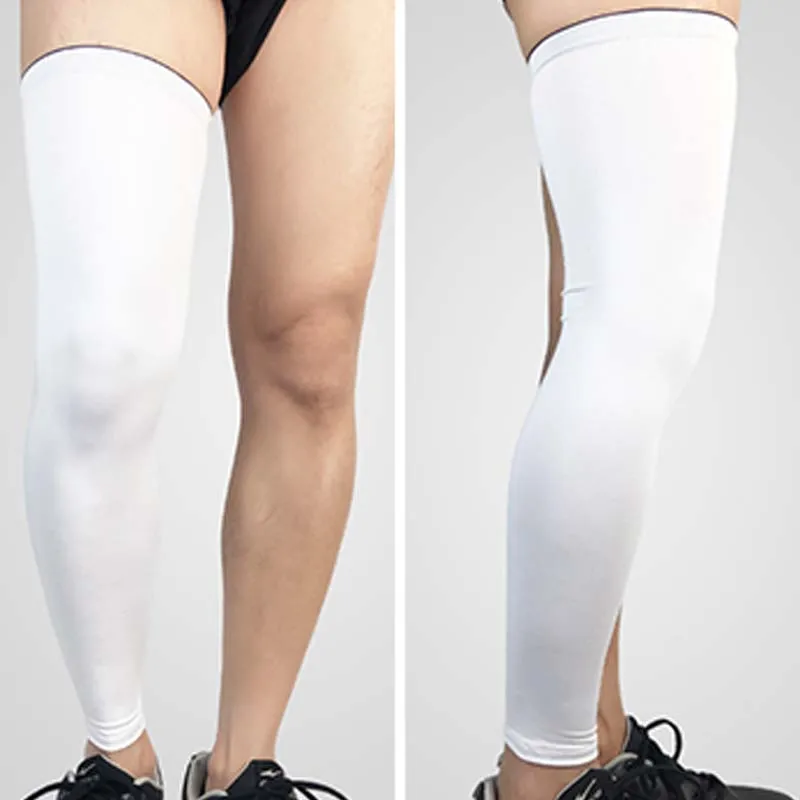 

1Pair Lycra Breathable Cycling Leg Sleeve Men Quick Dry Sports Safety Legwarmers For Basketball Football Fitness Outdoor Running