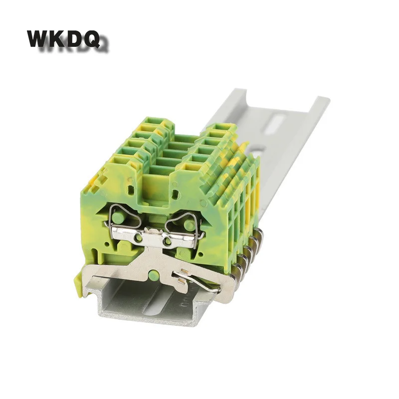 10 шт 281 107 с пружинным зажимом для монтажа на земле защиты 2 проводник стандарта 4)