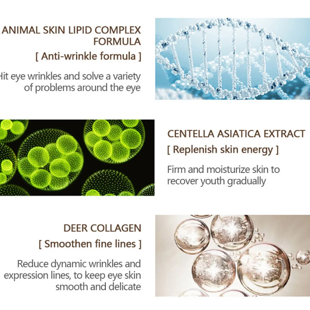 Крем-гель для век темных кругов против старения от морщин под глазами крем с
