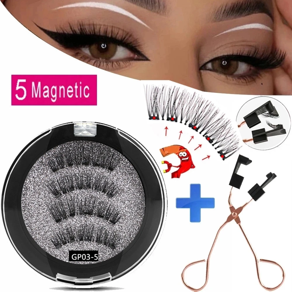 Магнитные ресницы для макияжа натуральные магнитные норковые инструменты