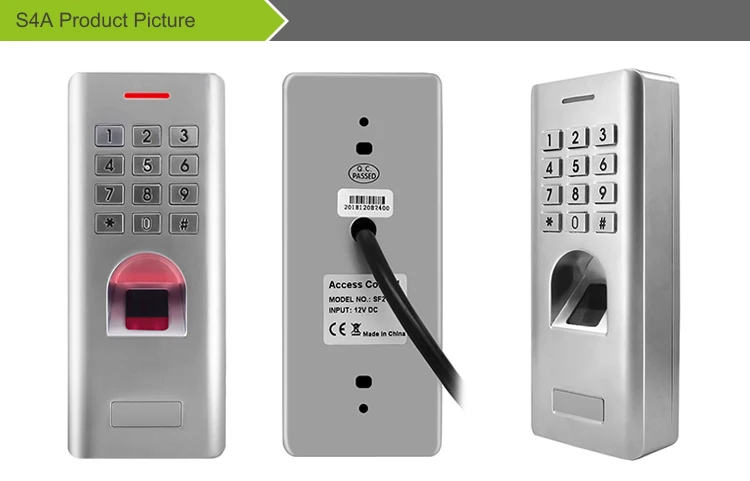 IP68 водонепроницаемая система контроля доступа по отпечаткам пальцев Rfid Контроль доступа Лер Wiegand 26 считыватель отпечатков пальцев антивандальный Открыватель двери