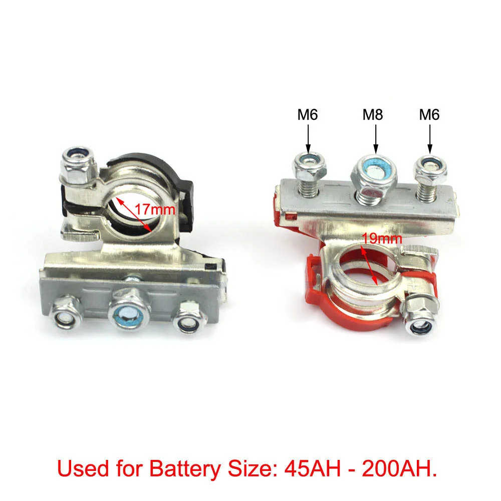 2Pcs 12V Car Battery Terminal Connector Quick Release Clamps | Автомобили и мотоциклы