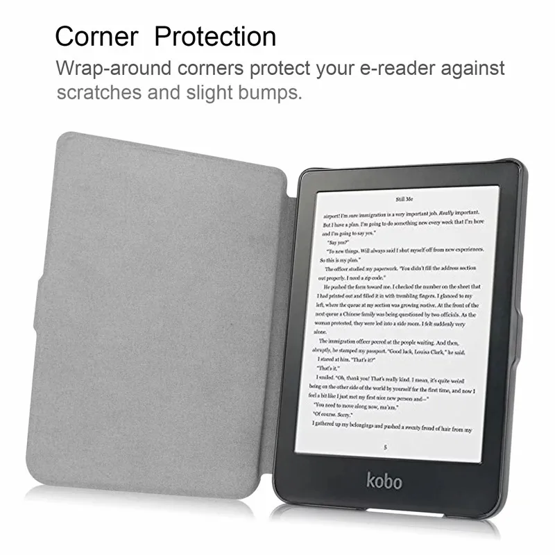 Тонкий чехол для Kobo Clear HD Hoesje 6 дюймов умный защитный электронной книги с