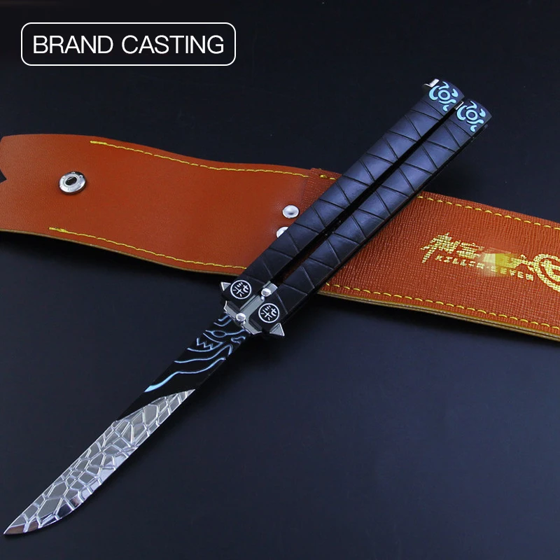 Animation peripheral alloy weapon Archie Magic Knife Thousand Blade Butterfly Flying Training Props Collection Toys | Игрушки и хобби