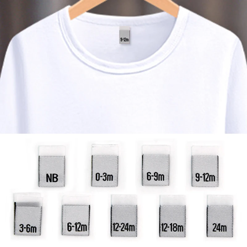 100 шт. этикетки с номером для детской одежды | Дом и сад