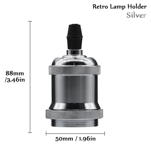 Винтажный держатель лампы Эдисона в стиле ретро декоративный подвесной