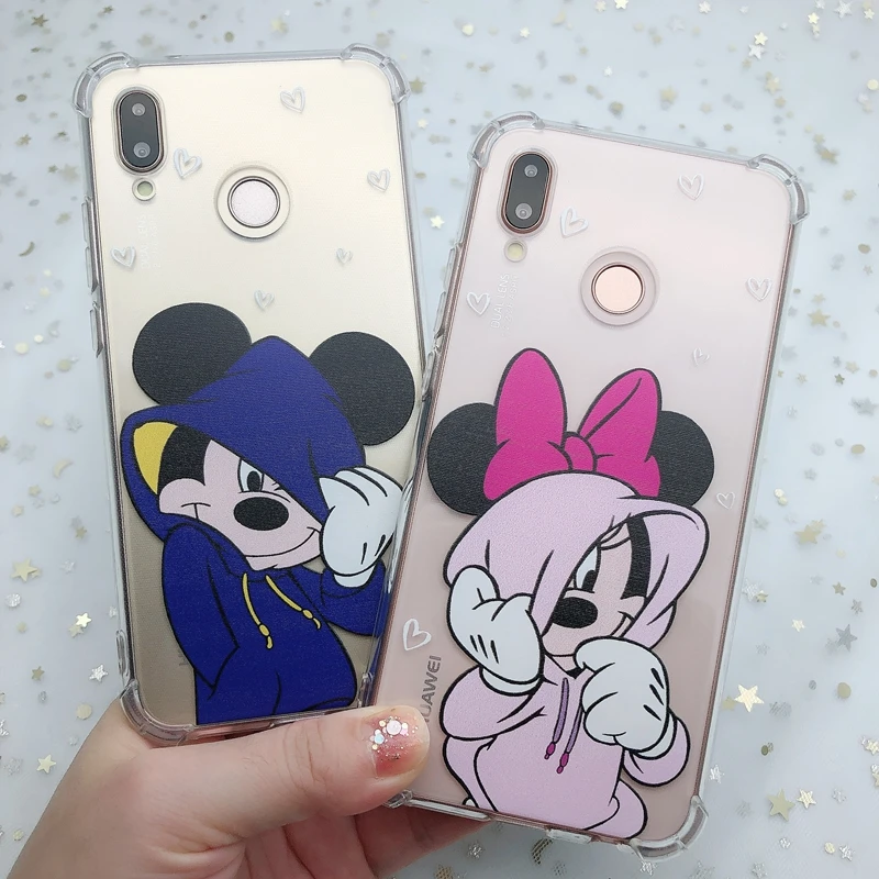 Милый Мягкий противоударный чехол с рисунком для huawei P20 P30 Lite mate 20 lite Pro Honor 8X 8C 10i P