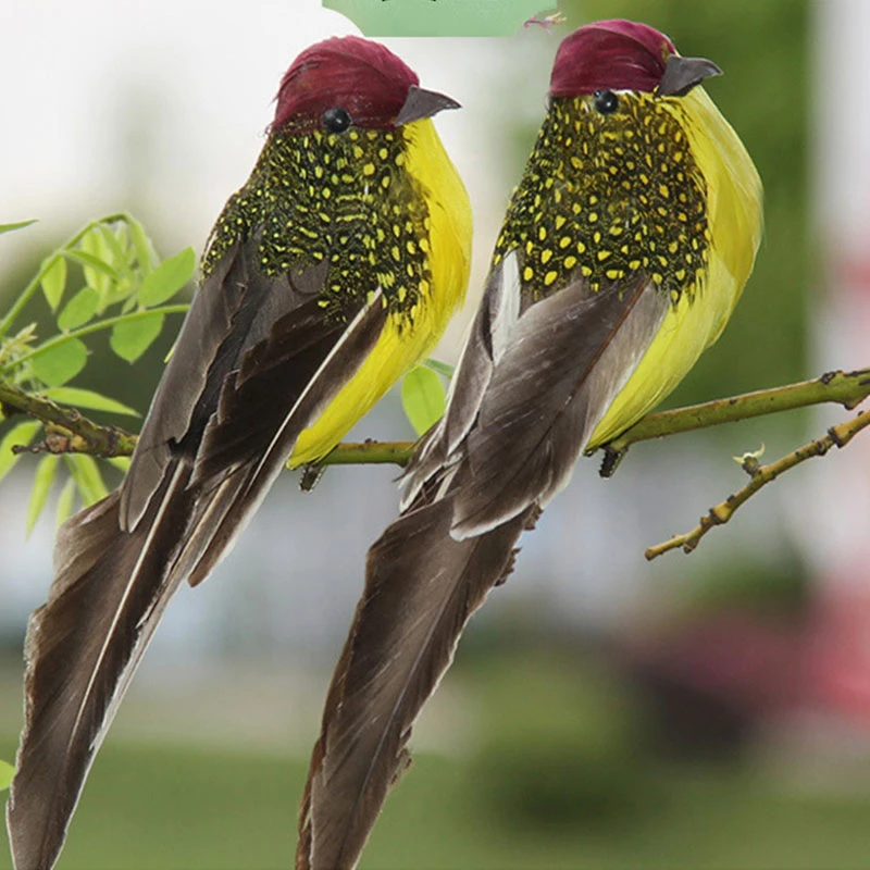 

1pc Fake Craft Birds Artificial Foam Feathers Mini Bird,Decoration Mariage Table,Birthday Party Decorations Kids,Wedding