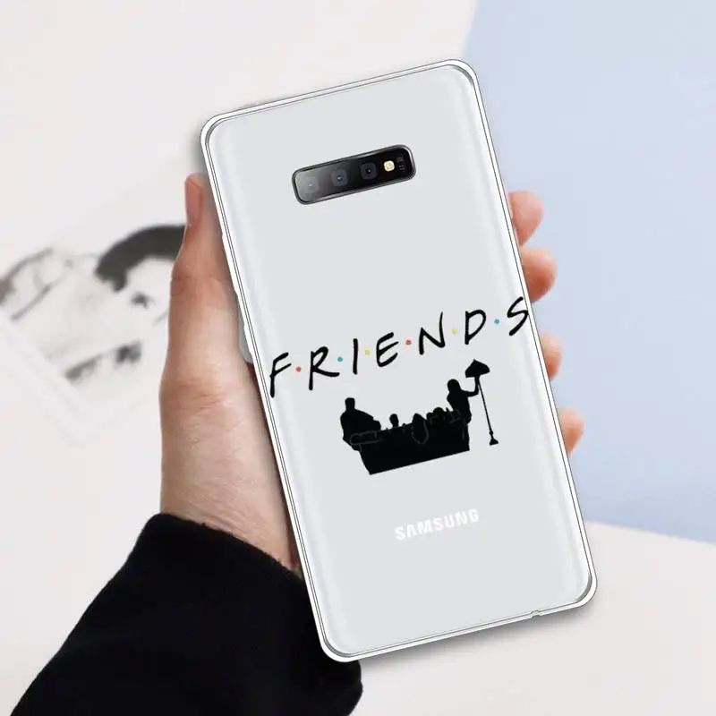 

Friends TV Show Door Phone Case Transparent For Samsung Galaxy A71 A21s S8 S9 S10 plus note 20 ultra