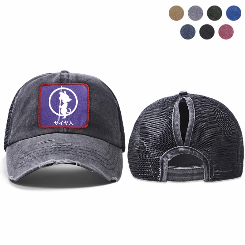 Модная кепка японского аниме Dragon Ball мужские бейсболки женская в стиле хип хоп