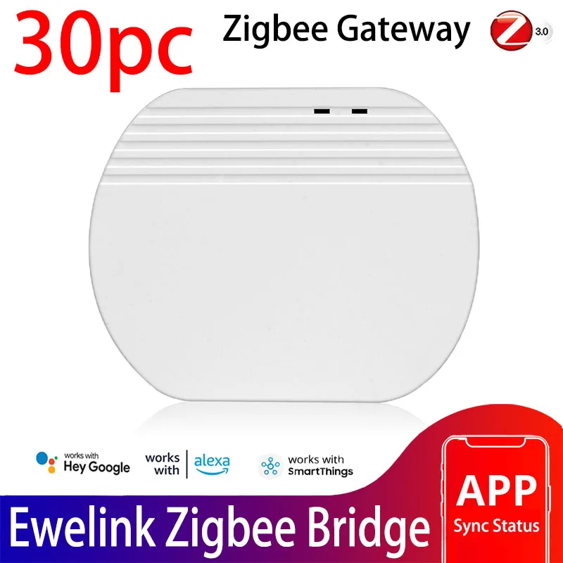 

Хаб EWelink Zigbee для умного дома, беспроводной хаб с дистанционным управлением через приложение Alexa Google Home