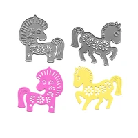 rocking horse metal cutting dies scrapbooking embossing folders for card making craft stencil hobby punching molds paper diy
