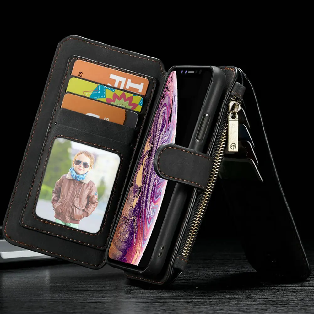 

Wallet Leather Phone Case For iPhone 11 11Pro 11 Pro Max iPhone X XS XS Max XR Phone Case iPhone 7 8 iPhone SE 2020 Plus Case