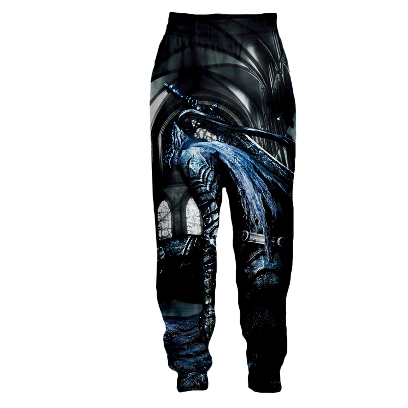 

SONSPEE 3D Printing Anime Berserker Parkour Pants Men's Women's Casual Full Length Harajuku Sweatpants Summer Hip Hop Wild Pants