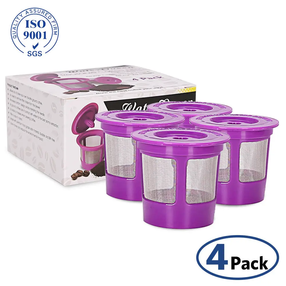 4 шт. для Keurig k чашки 2 0 и 1 многоразового использования K cup фильтр кофе K550 K560 K45 K75 B60
