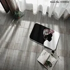 Африканские женские Входные Коврики в ванную, кухонный напольный коврик, ковер с 3D принтом, прихожая, уличная, внутренняя зона, ковер на заказ, 40x60 см, коврики