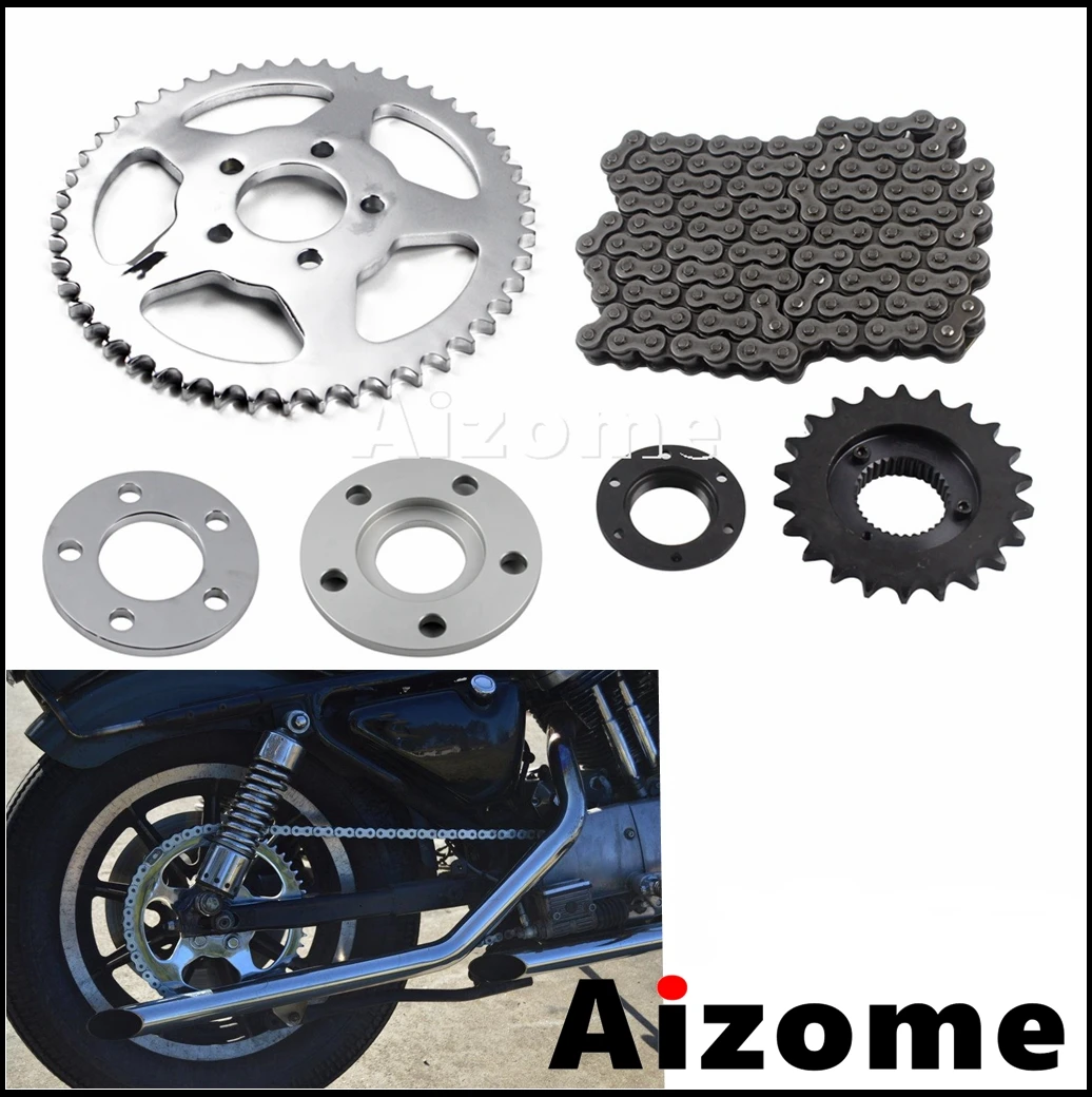 Комплект для преобразования звездочек цепного привода мотоцикла Harley Sportster XL1200
