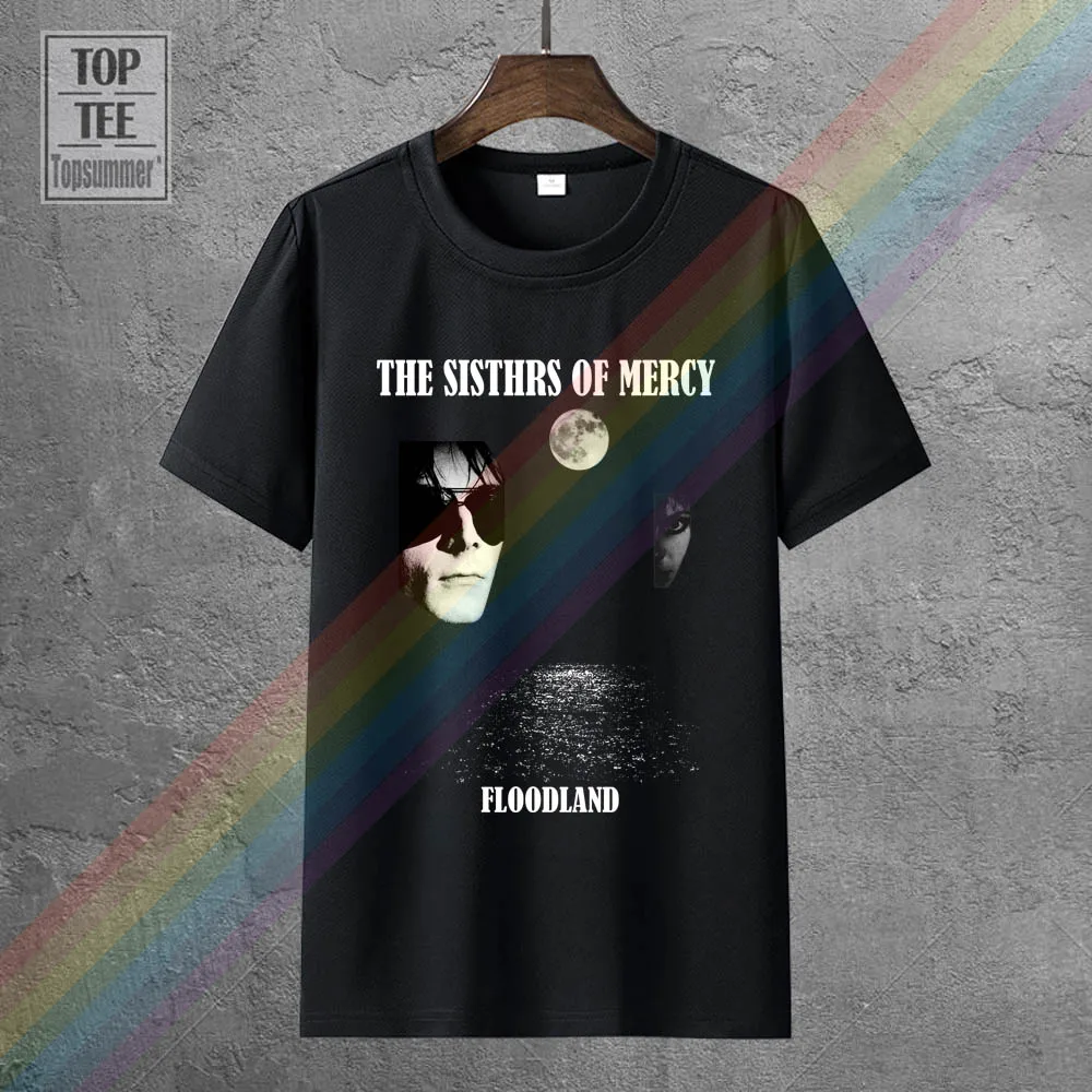 

Sisters Of Mercy Floodlands Gothic Rock Post Punk 1977 S Xxl New Black T Shirt