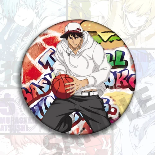 14 шт. Баскетбол куроко Kuroko Tetsuya Кагами Тайга кисэ рёта аниме 58 мм Жесть значок на