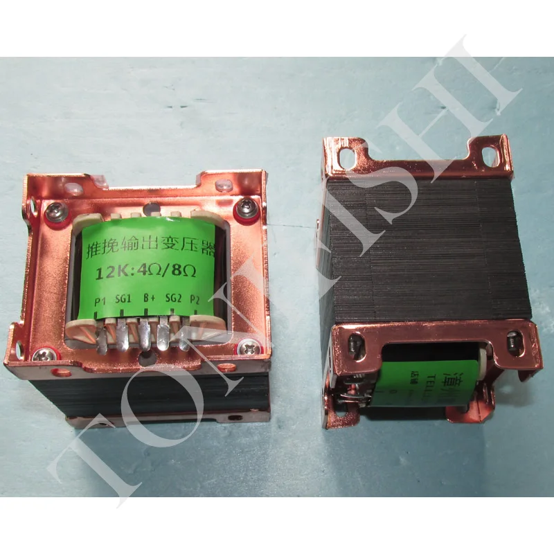 

push-pull output transformer 20W, 12K: 4 8 ohms, suitable for 6V6, 6P6P, 6P3P, 6P14, 6P1 tube amplifier, with super linear tap