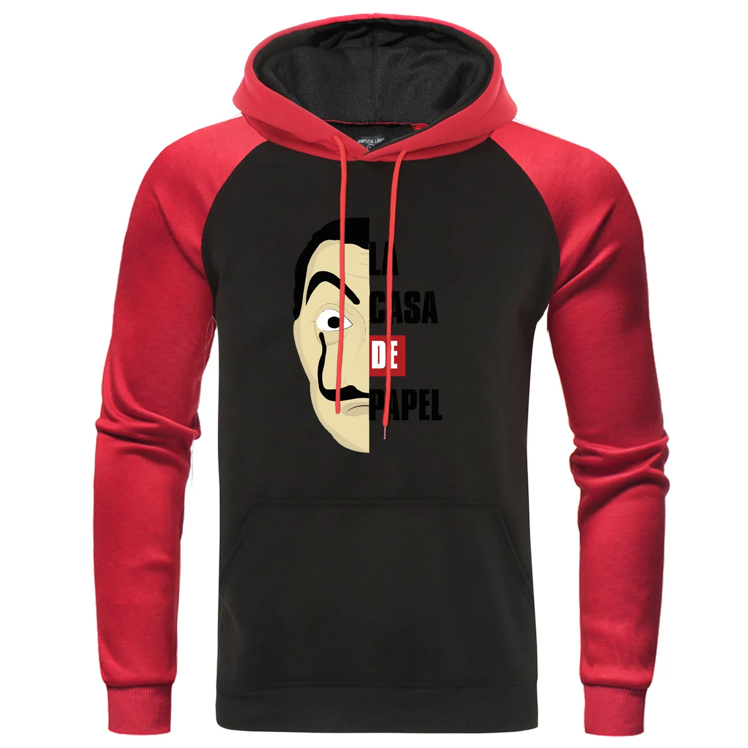La Casa De Papel толстовка с капюшоном костюм Уход за кожей лица Толстовка Для мужчин