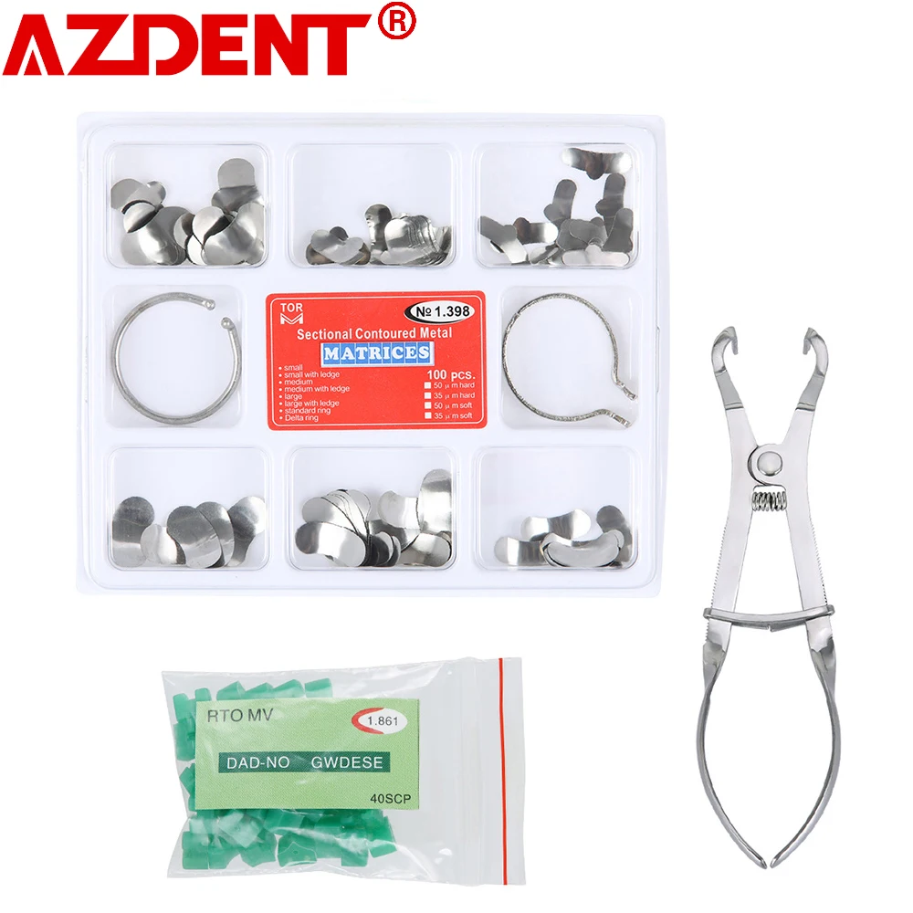 Полный комплект стоматологическая матрица секционные Контурные матрицы + 40 шт.