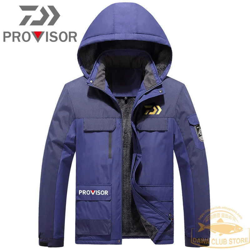 2020 NEW Fishing Jacket Daiwa Fleece Winter Waterproof Warm Clothing Windbreak Overcoat Outdoor Mountaineering | Спорт и развлечения