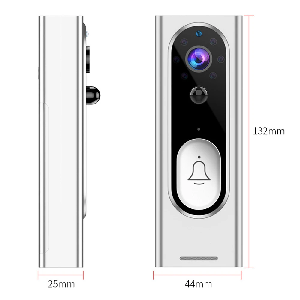 

Tuya Smart Life HD 1080P WiFi Video Doorbell IP Camera 2MP Wireless Night Vision PIR Door Bell Home Security Camera Cloud storag