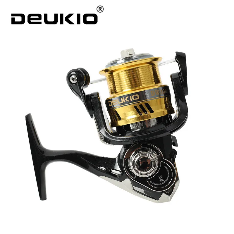 

Deukio Fishing Reels Drag Baitcasting Metal Spool Spinning Reel Ultra Light 6.7:1 Fishing Coil Saltwater Tools Carp Fishing Reel