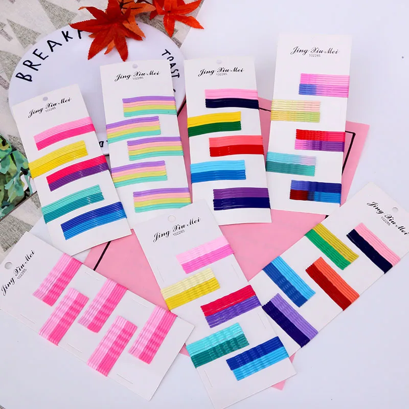 40 см/50 шт заколки для волос Цвет волна плоский закругленный крепеж укладки