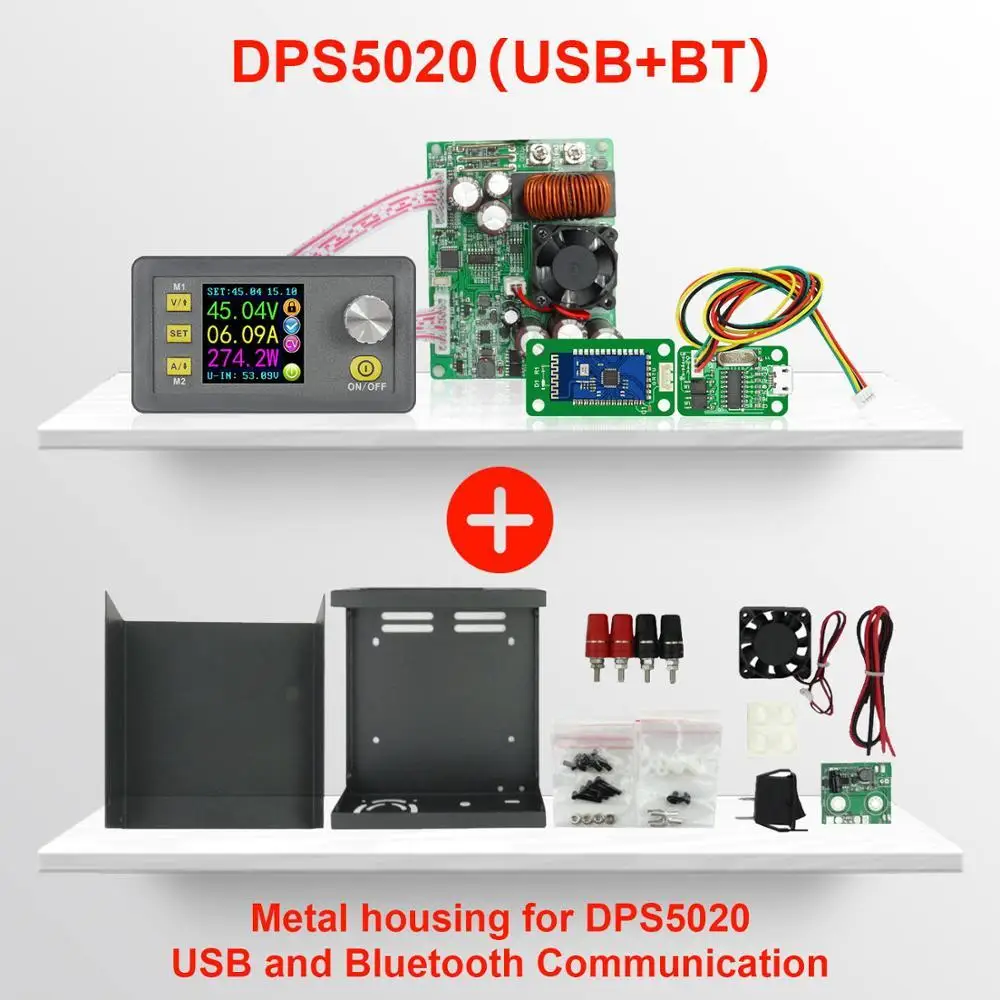 EDUCATIONAL TRAINING DPS5020 постоянный ток Напряжения DC-DC понижающий источник питания линии связи понижающий преобразователь напряжения ЖК-вольтметр 50 в 20A - Цвет: EDUCATIONAL TRAINING