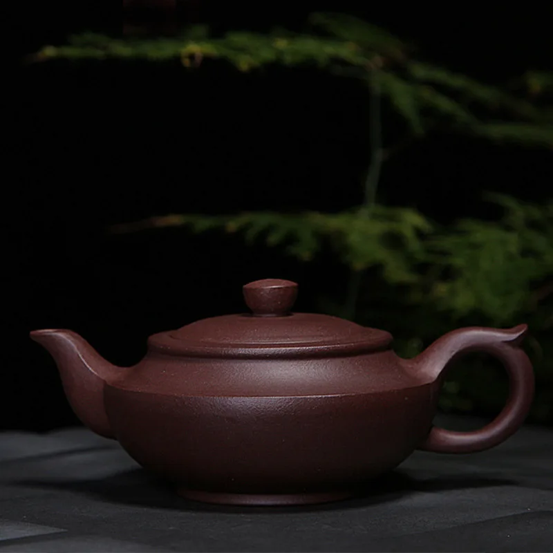 

Yixing purple clay teapot purple clay hanbian Hanyun teapot pure handmade Mingjia purple clay teapot