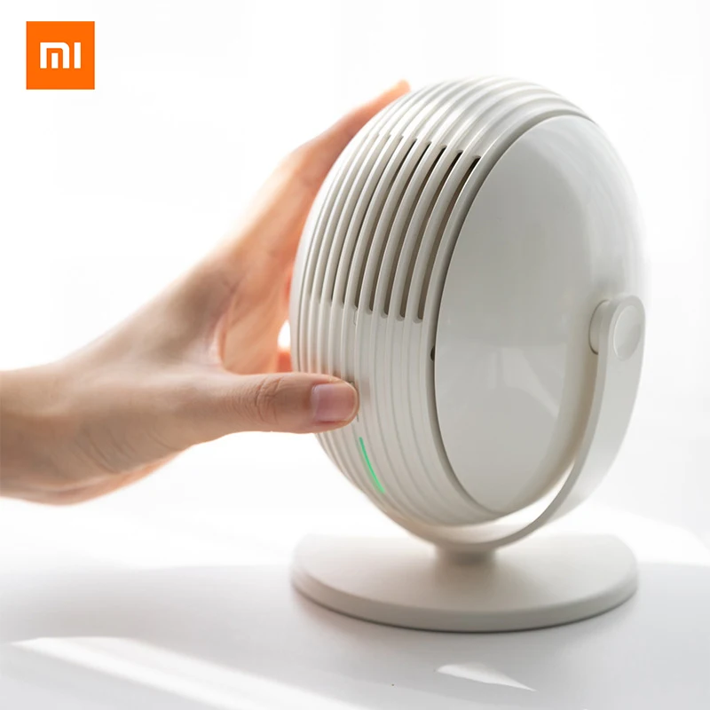 

New Xiaomi 3life leafless small fan desktop mini three-speed usb office dormitory vertical leafless fan 2 colors for you