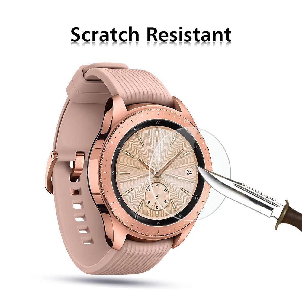 Cover for Samsung Gear S3 frontier Classic Clear Protective Film for Samsung Galaxy Watch 42MM 46MM Tempered Glass Screen