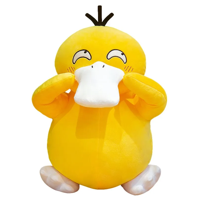 

High QualityPsyduck plush toys Cartoon Pillow Stuffed doll big size Yellow Animal duck Home decoration Gifts for kid and girls