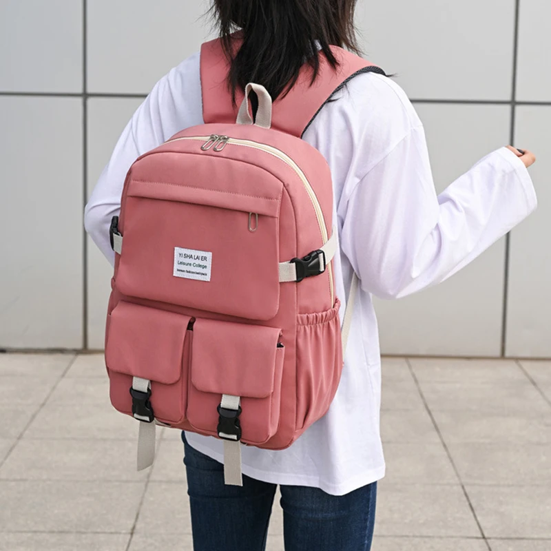 School Bags for Student Large Capacity Backpack Schoolbag Female College Style Student Backpack 2021