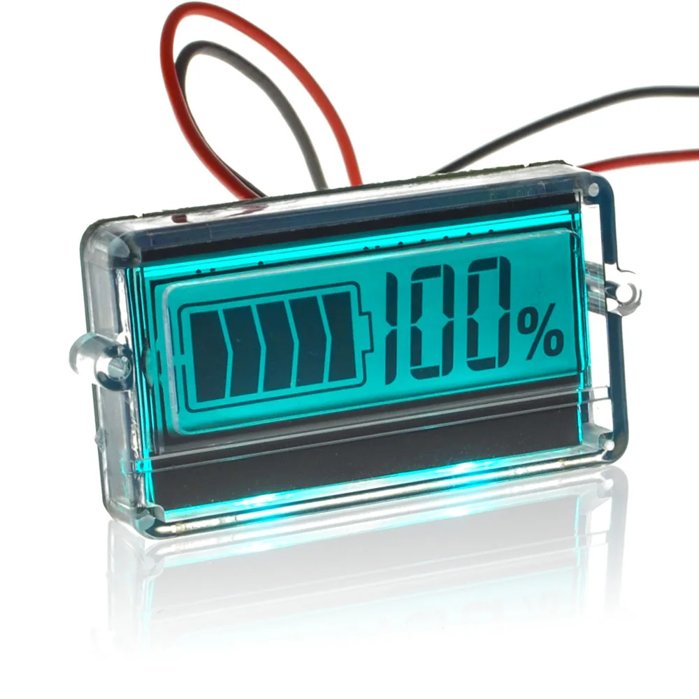 TH01 8 63 в ЖК дисплей зеленая подсветка свинцово кислотный литий ионный аккумулятор