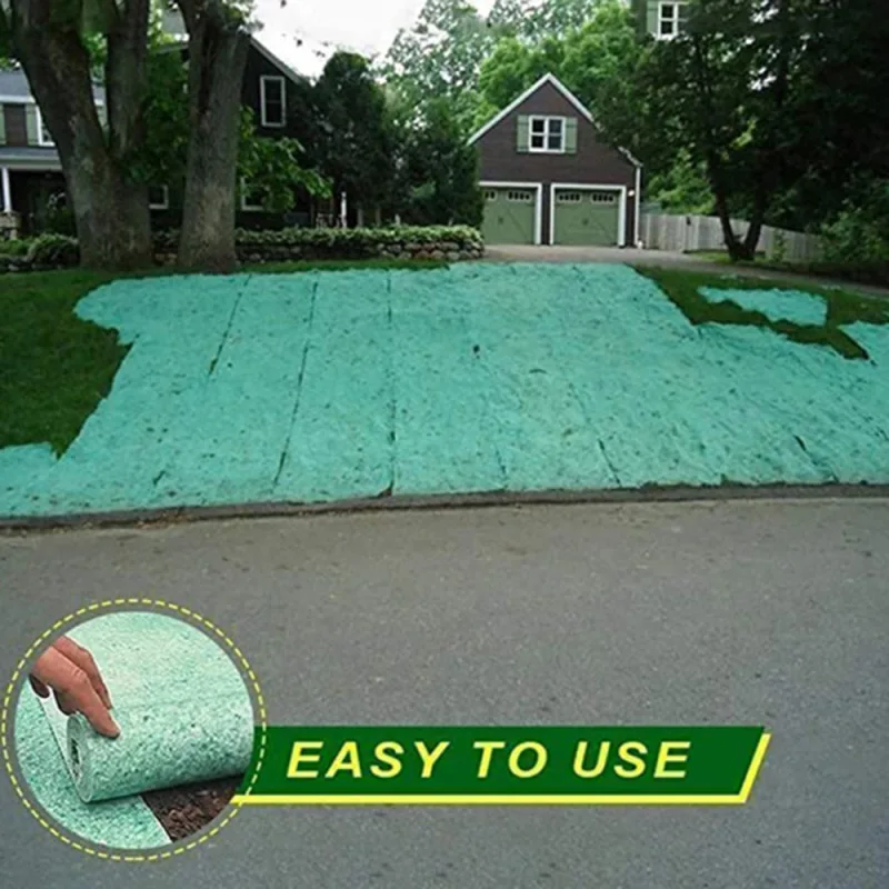 

201000cm Biodegradable Grass Seed Mat Garden Plants Seeds Starter Carpet Germination Heat Mats Cushion Ecological Garden Tools