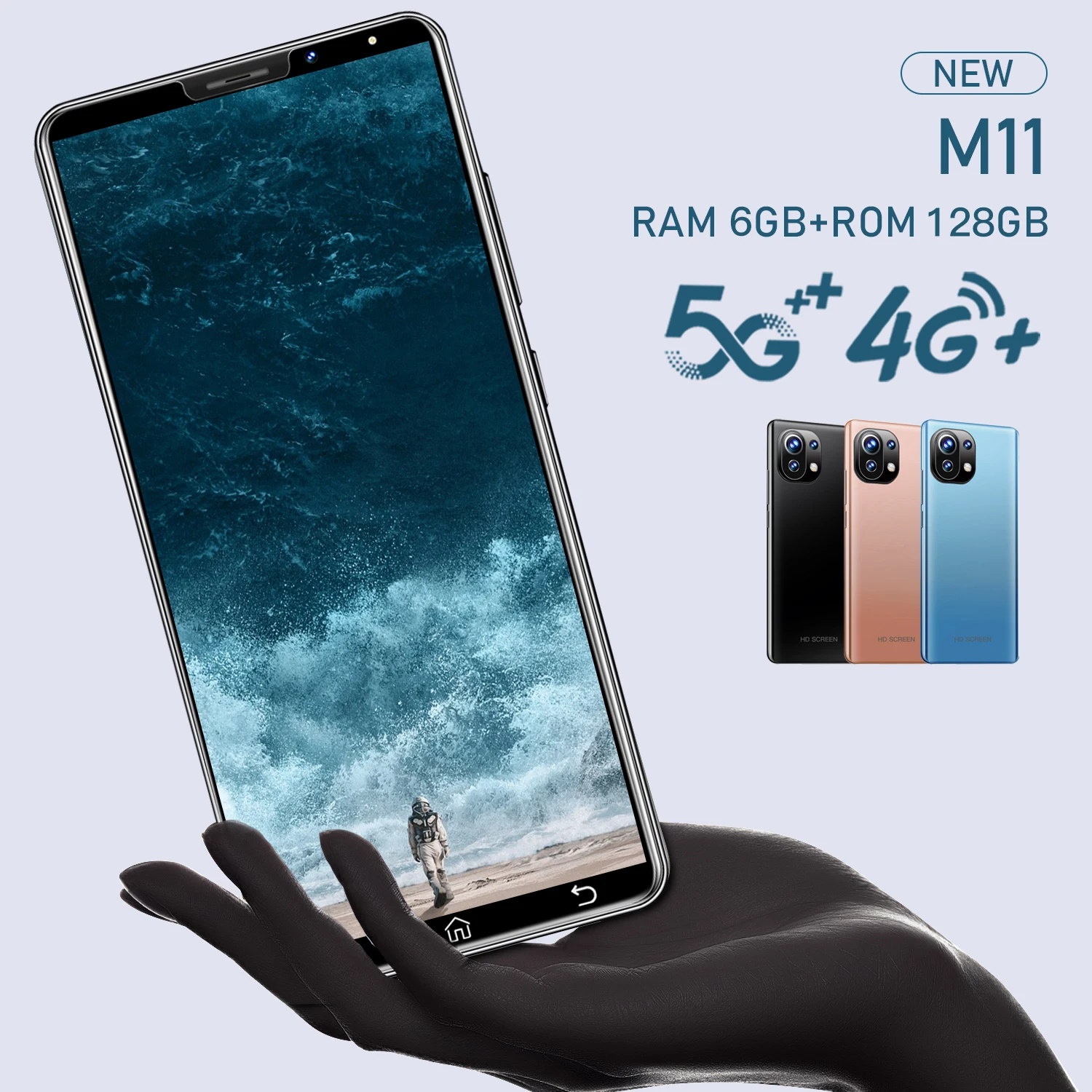 

XIAO M11 5G Smartphone Undefined Snapdragon888 10 Core 4G LTE NFC Mobile Phone Dual SIM Global Version Face Unlock Cellphone