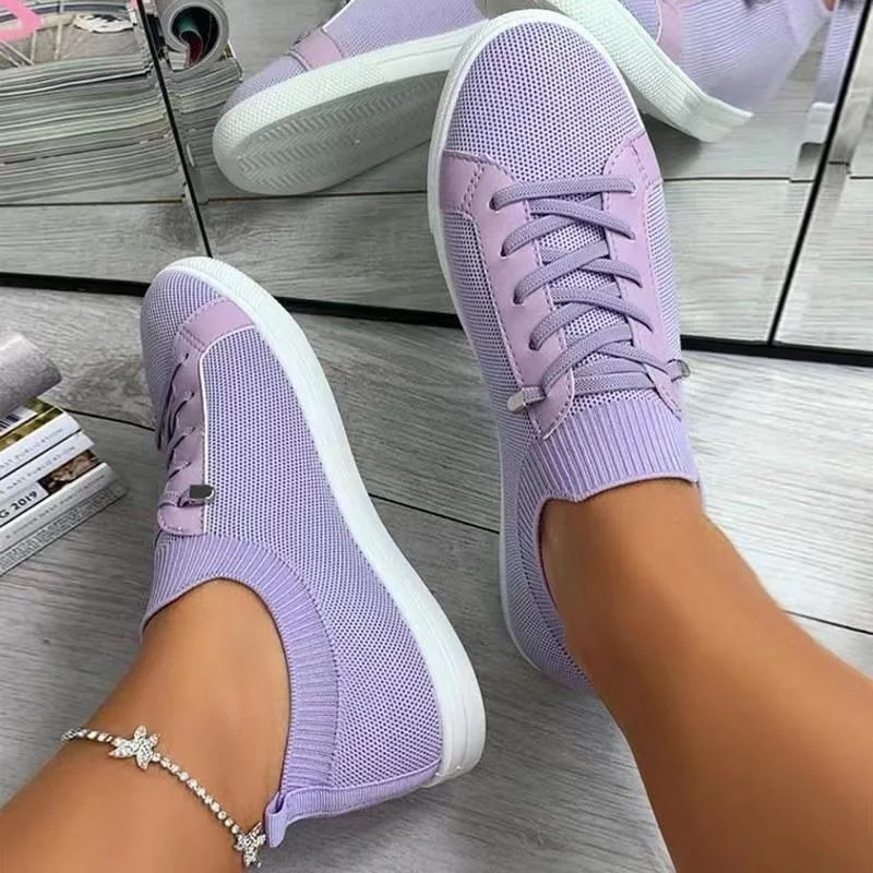 

Mesh Lightweight and Breathable Women's Flat Shoes Sneakers Fashion Casual Shoes Women's Shoes Summer 2022